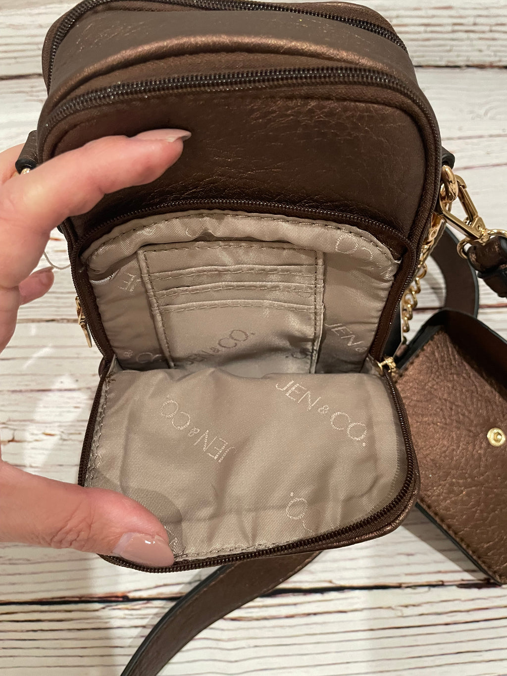 Parker 3 Compartment Crossbody w/ Pouch