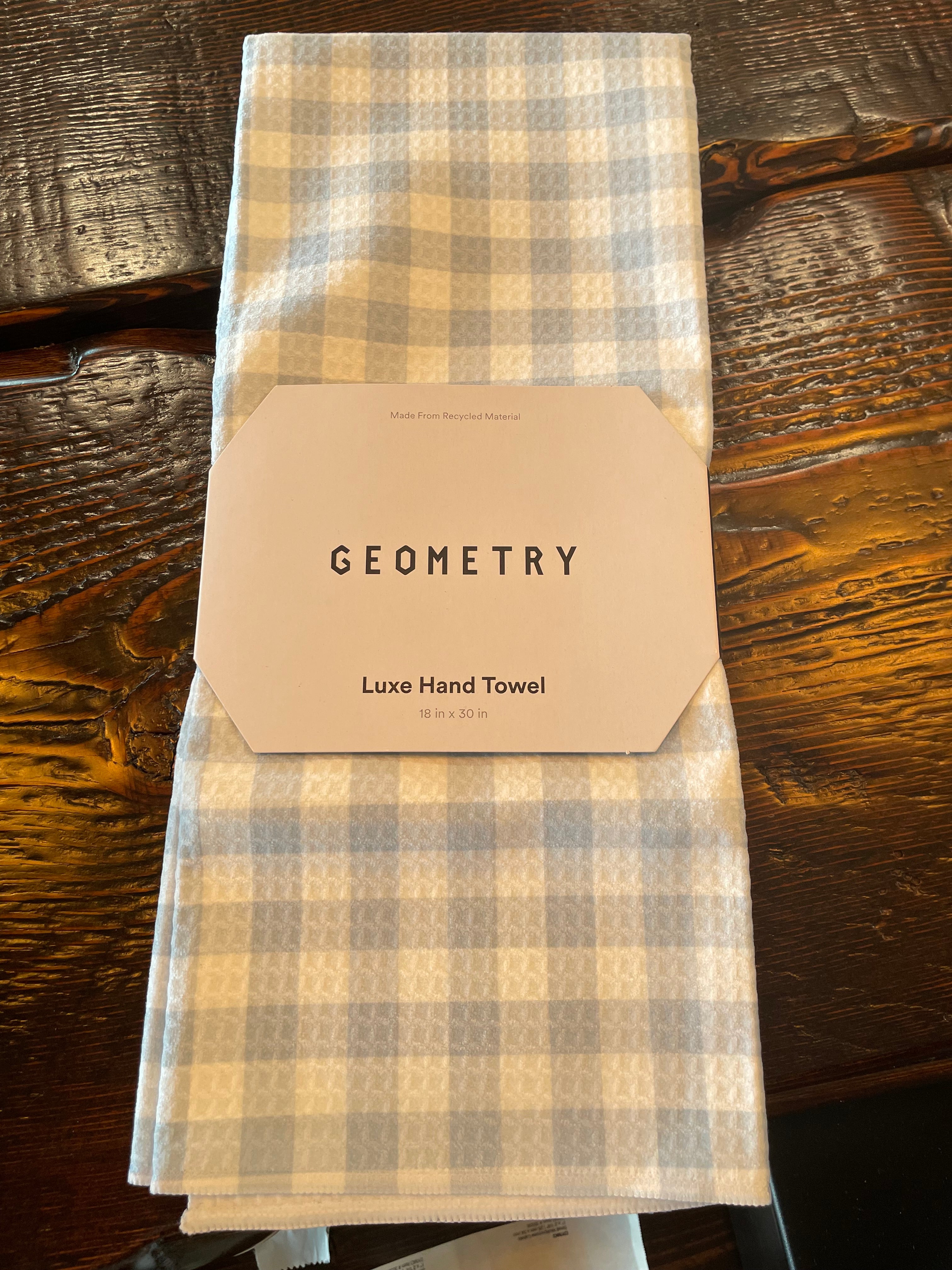 Geometry Luxe Hand Towel