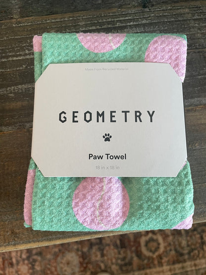 Geometry Paw Towel