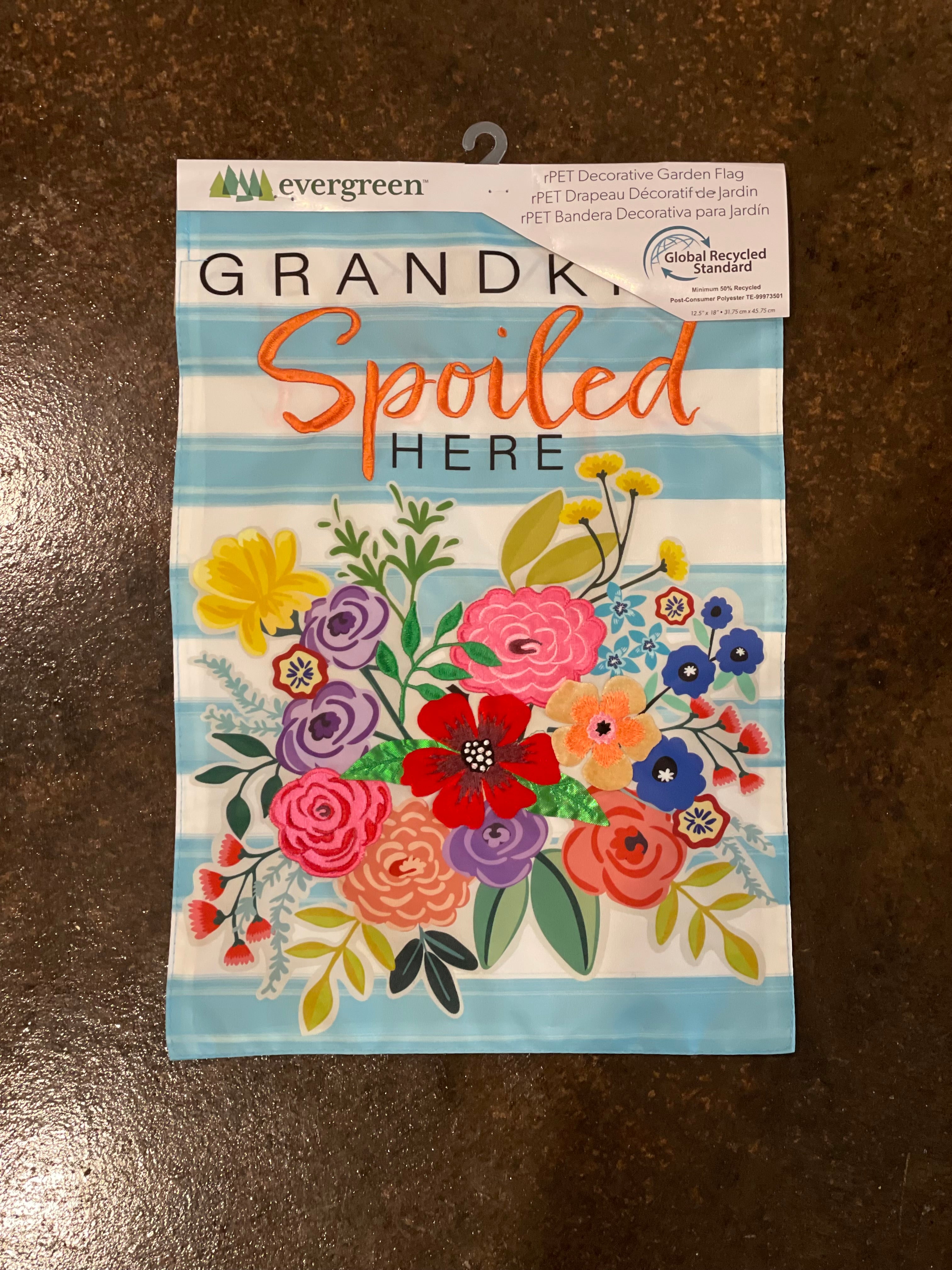 Applique Garden Flag