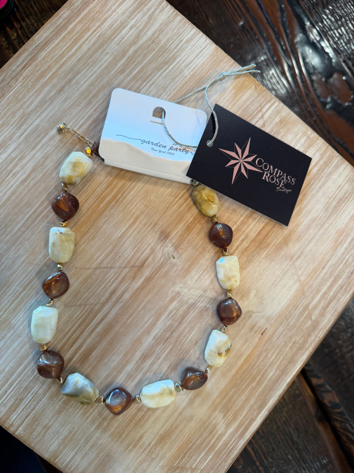 Brown Stone Necklace
