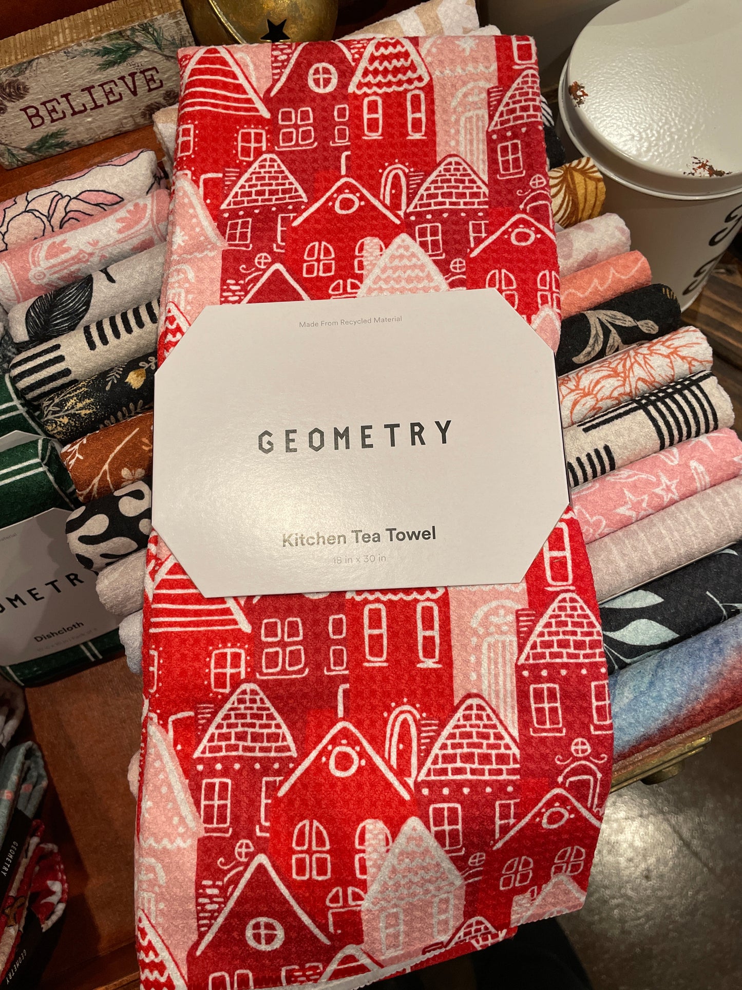 Geometry Tea Towel