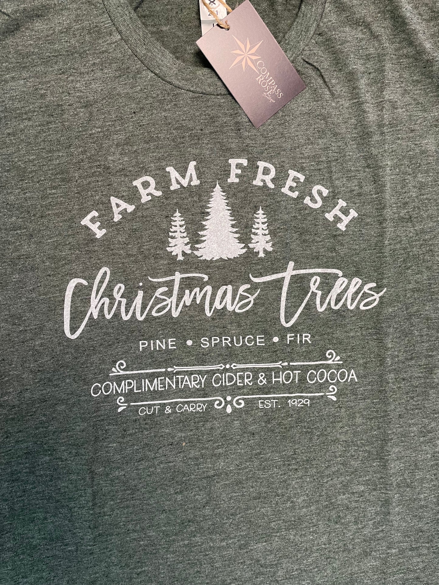 Farm Christmas Trees Graphic Tee