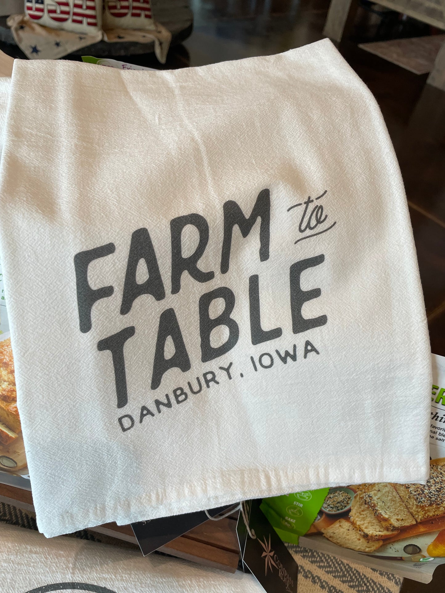 Farm to Table Danbury, Iowa - Cotton Tea Towel