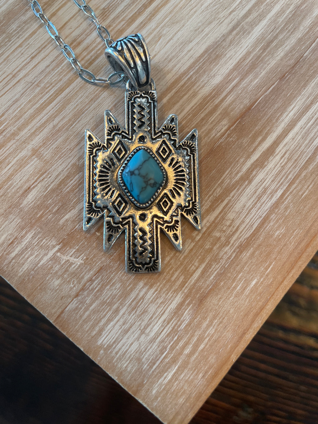 Aztec Pendant Necklace