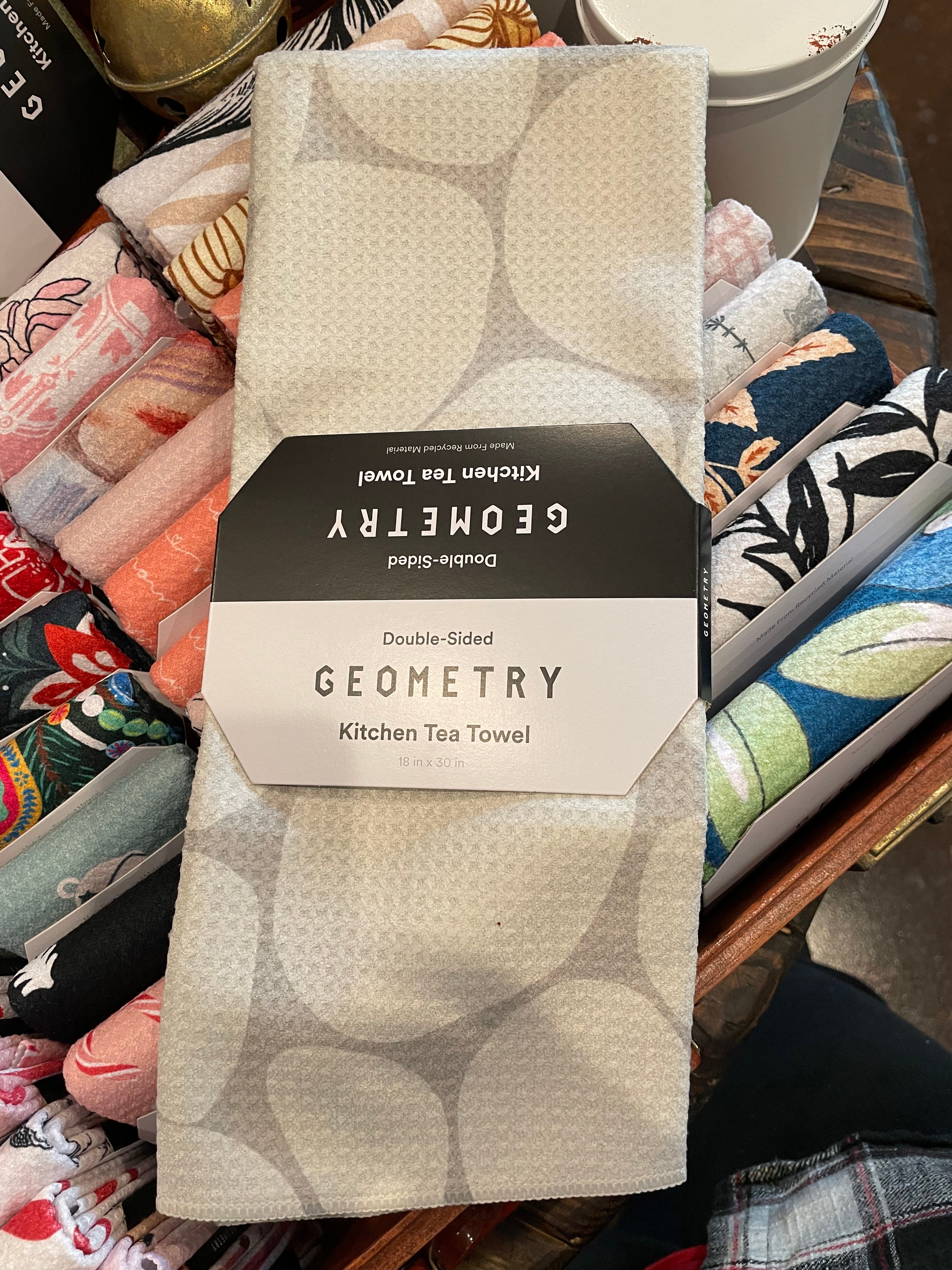 Geometry Double Sided Tea Towel