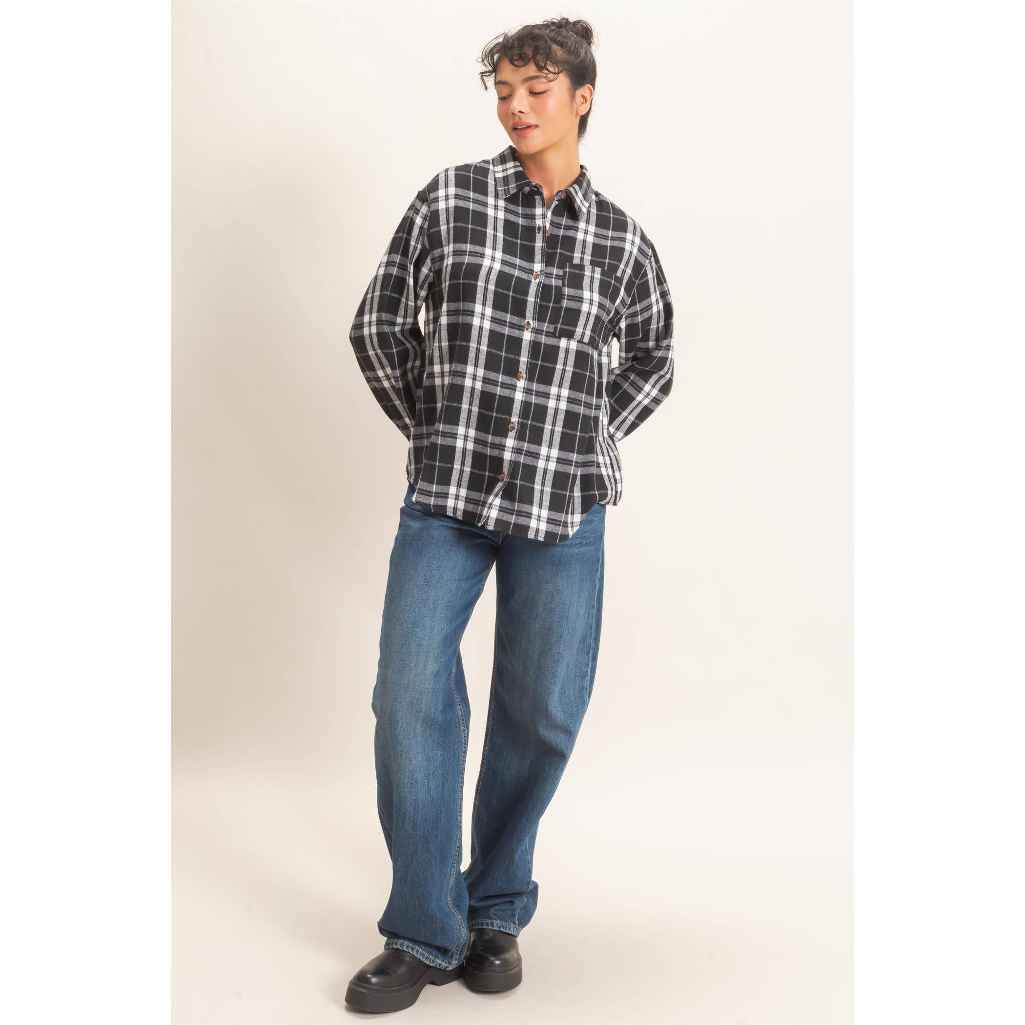 Plaid Long Sleeve Shirt