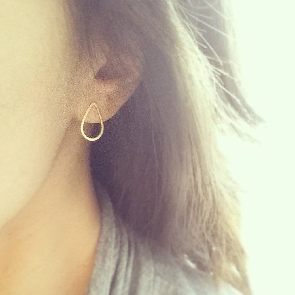 Open Teardrop Earrings