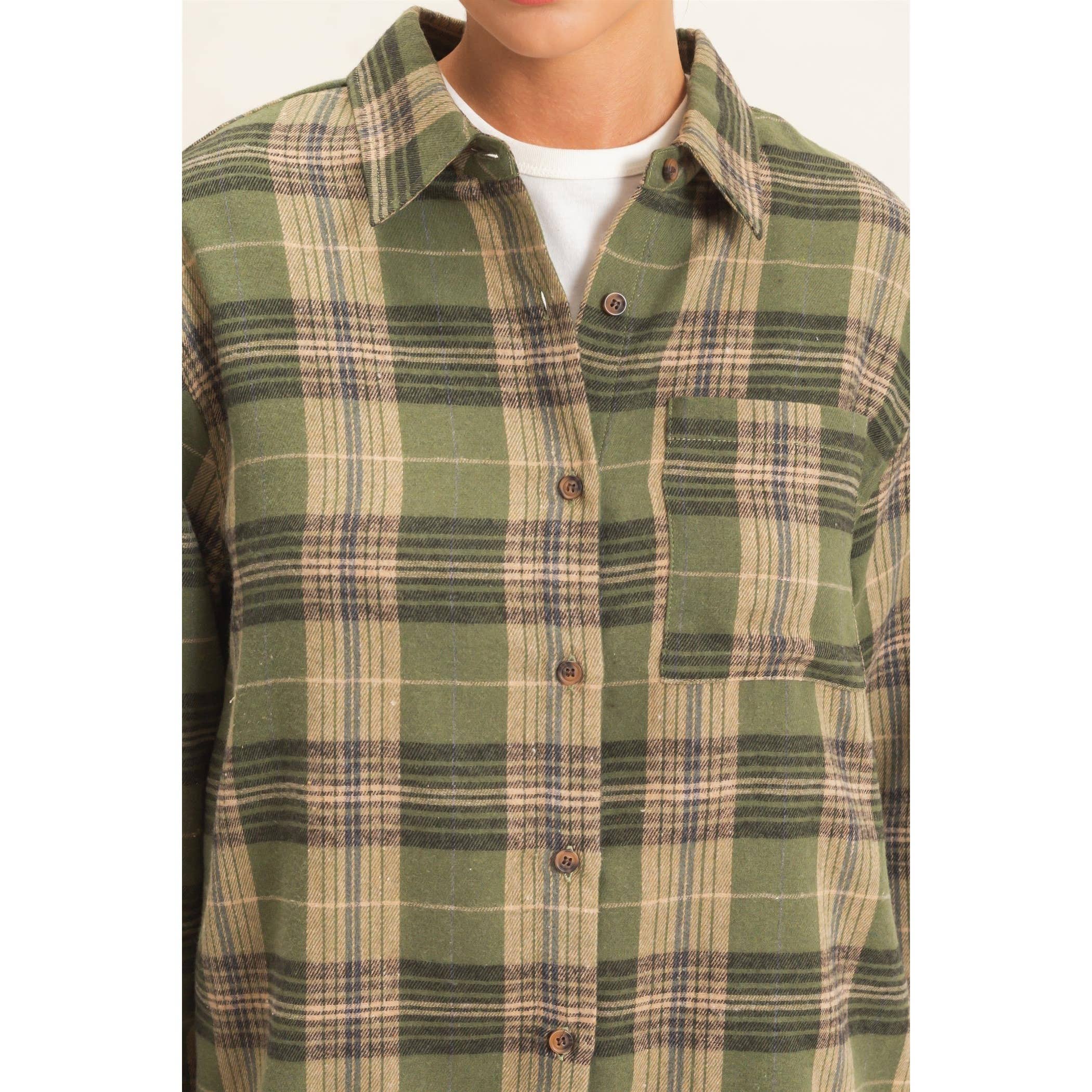 Plaid Long Sleeve Shirt