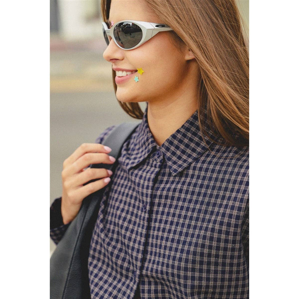Plaid Button-Up Shirt