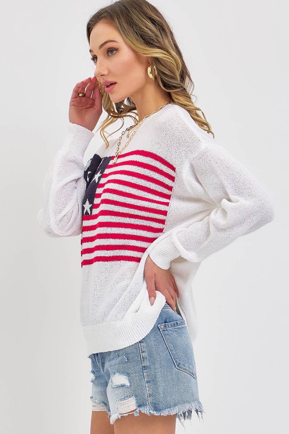 AMERICAN FLAG SWEATER