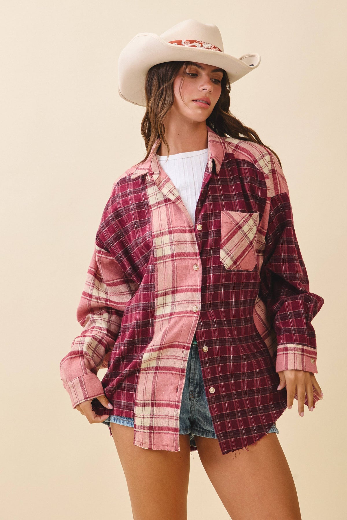 Kambrie Plaid Flannel Shirt