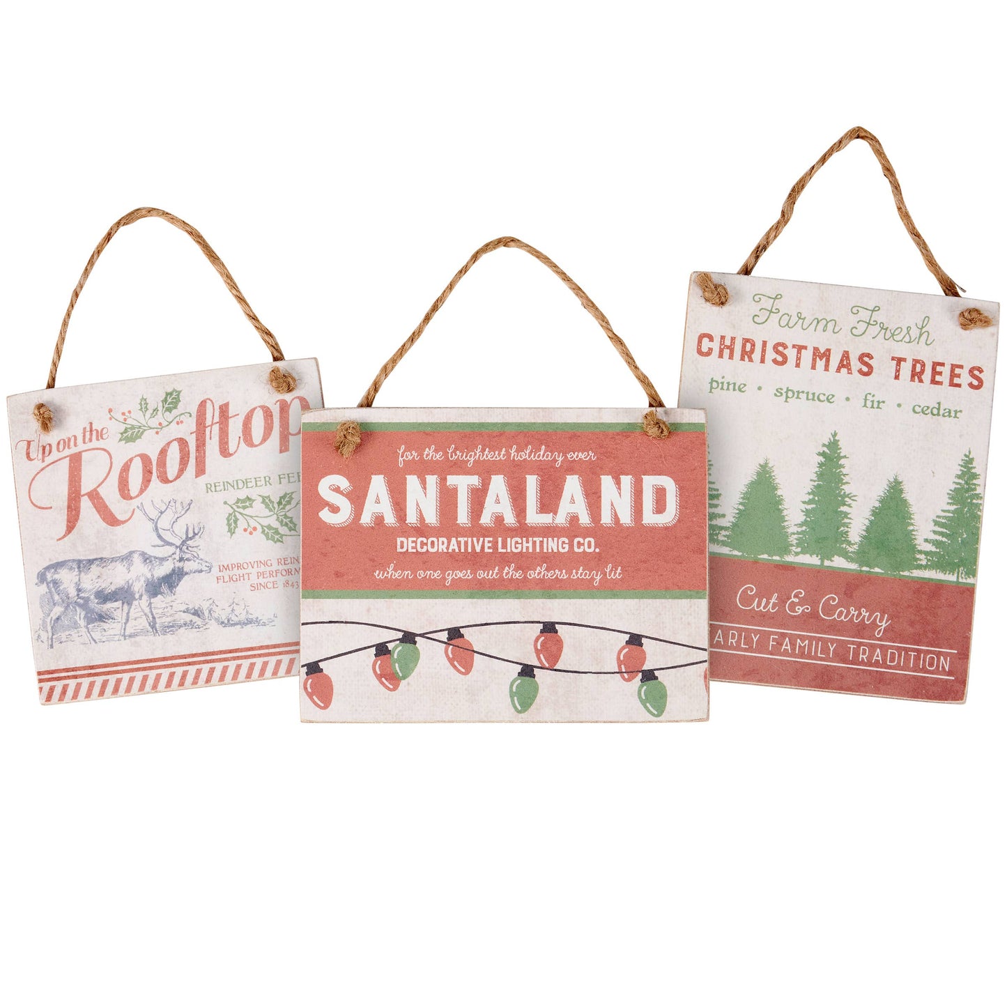 Santaland Ornament Set