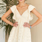 OPEN TIE BACK BABYDOLL DRESS