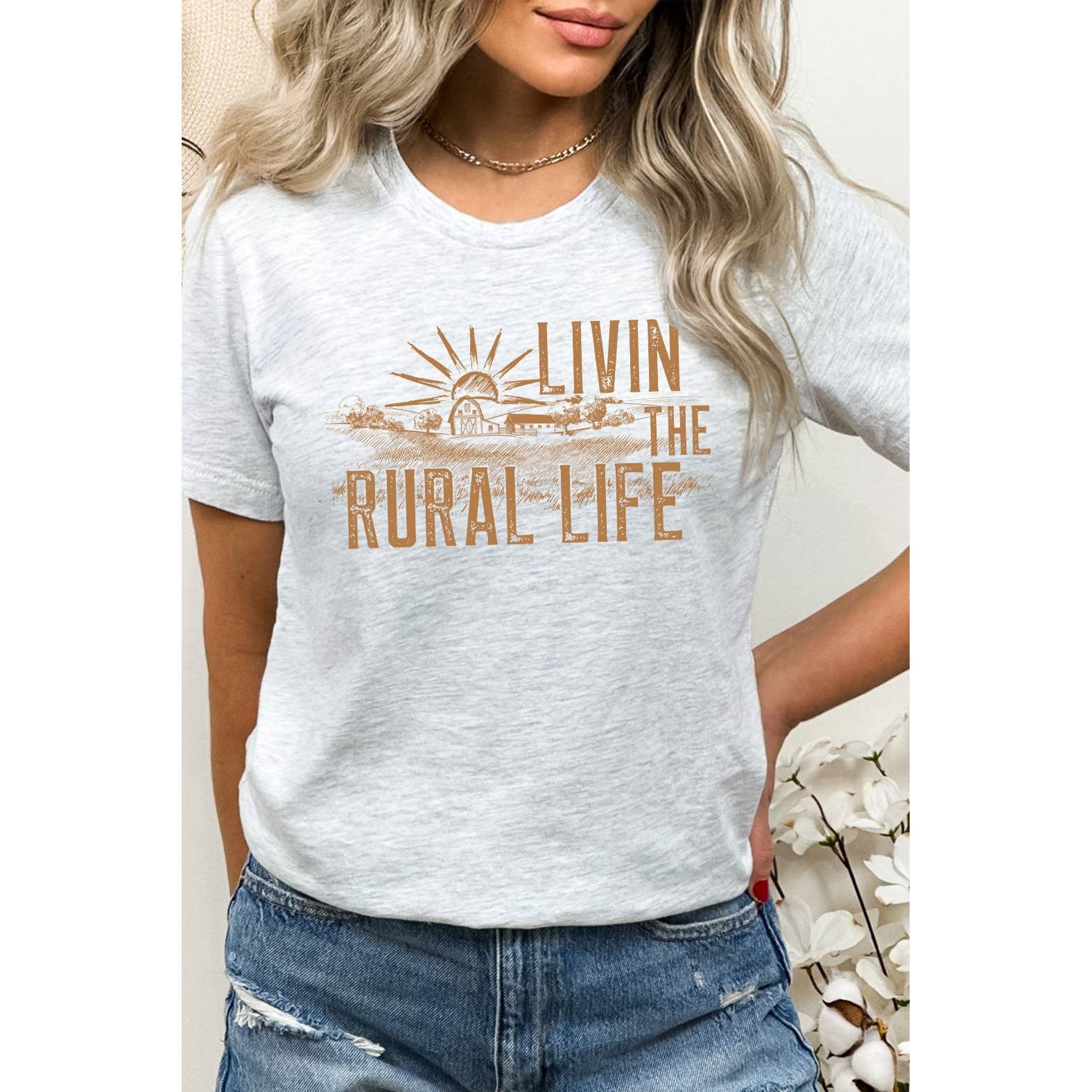 Livin The Rural Life Graphic Tee