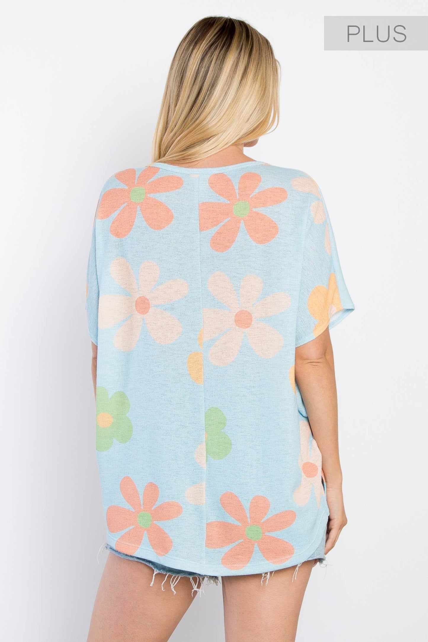 BIG FLORAL PRINT DOLMAN