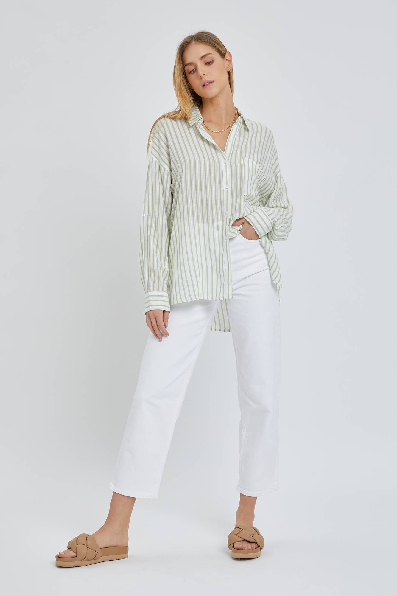 JACQUARD STRIPED SHIRT