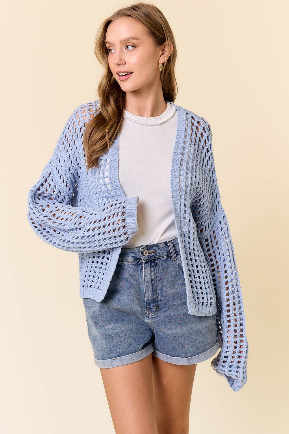 CROCHET OPEN CARDIGAN