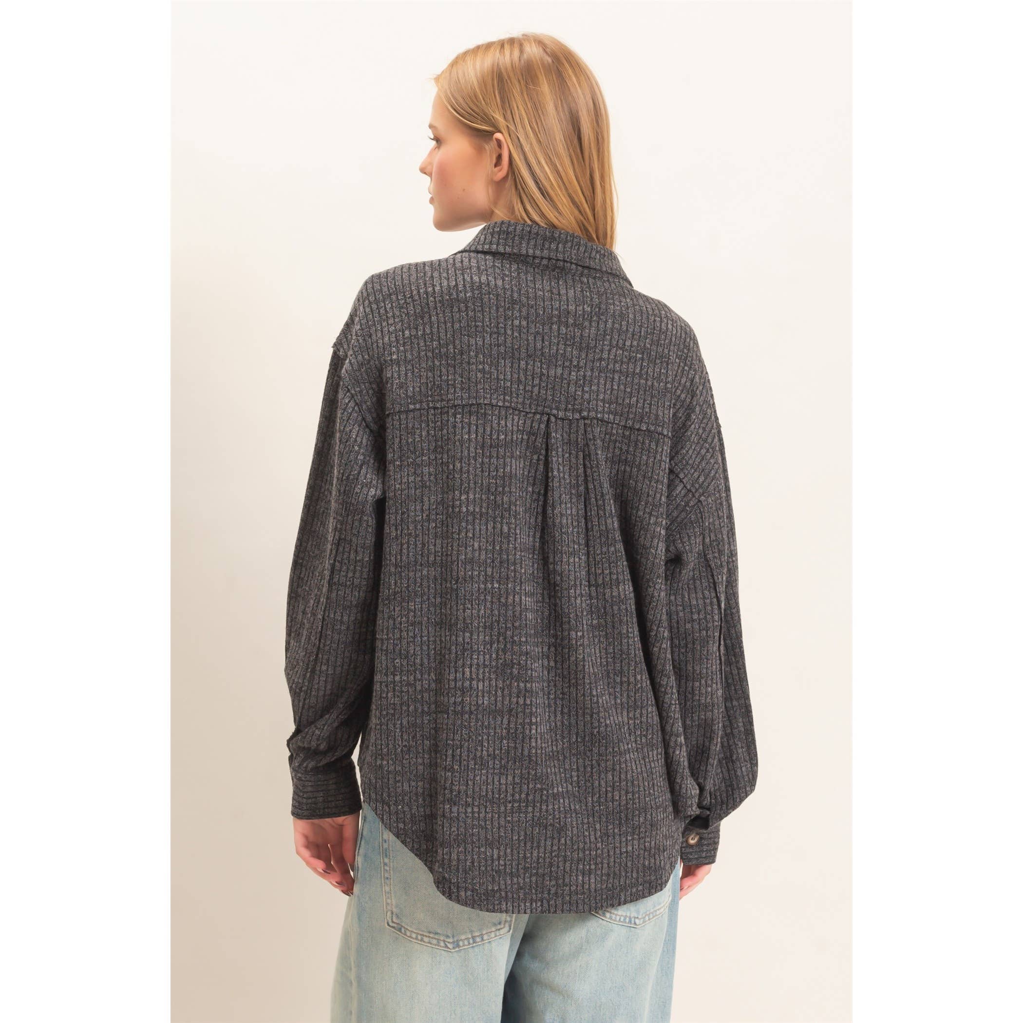 Corduroy Button-Up Shirt