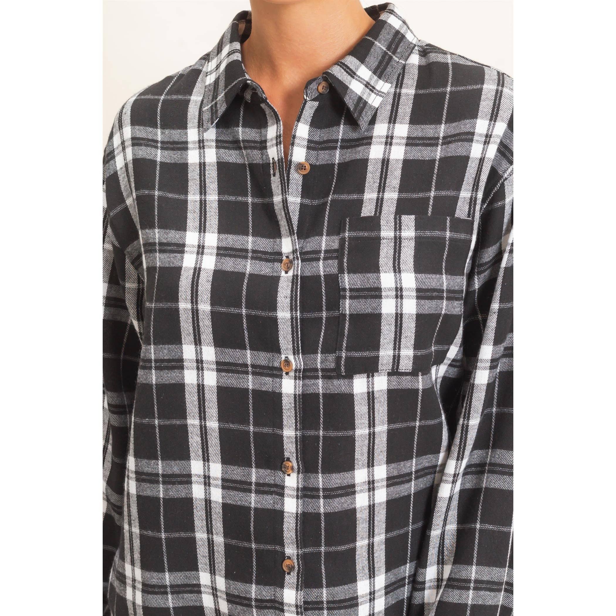 Plaid Long Sleeve Shirt
