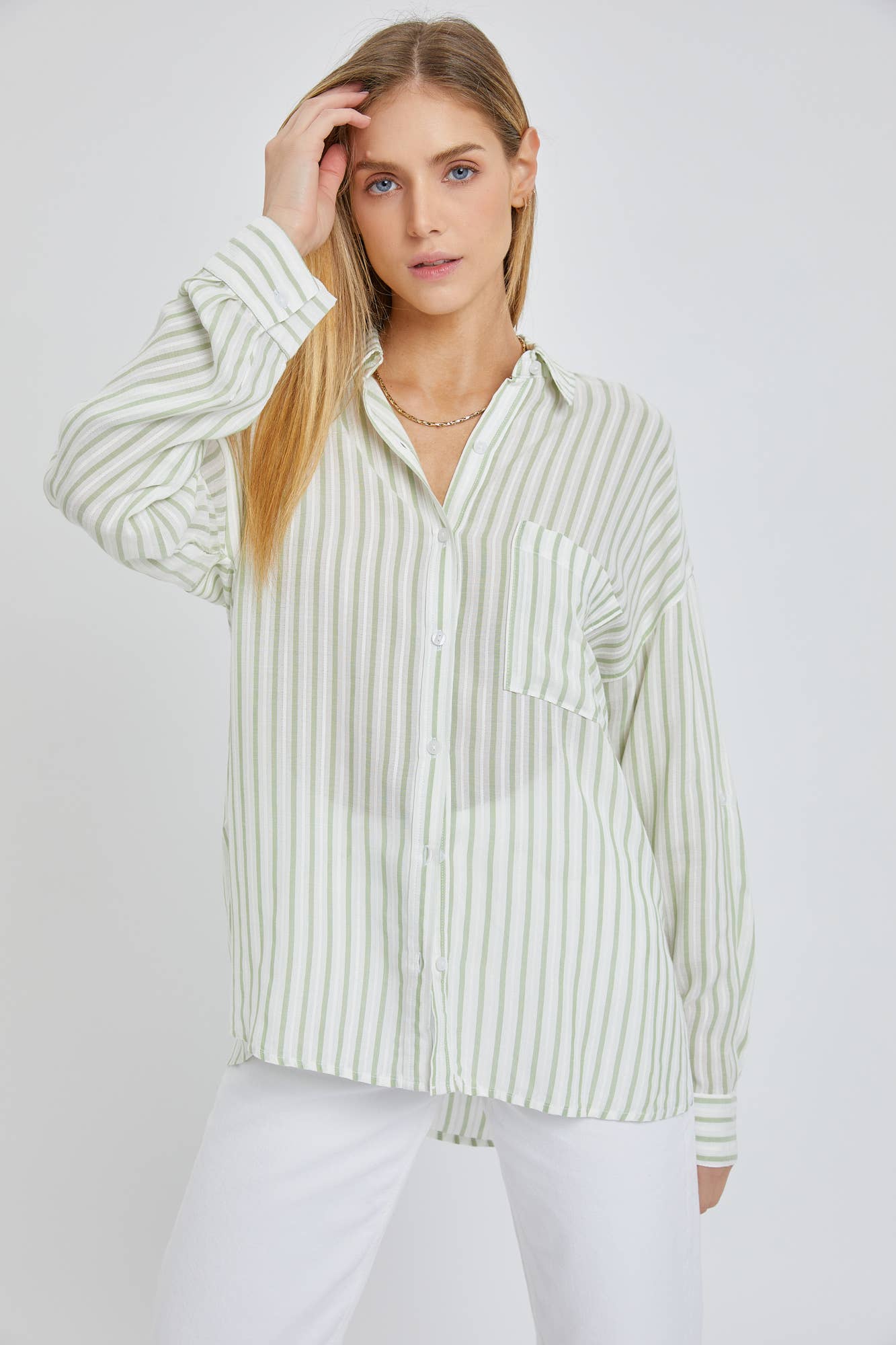 JACQUARD STRIPED SHIRT