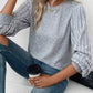 CREW-NECK CASUAL TOP