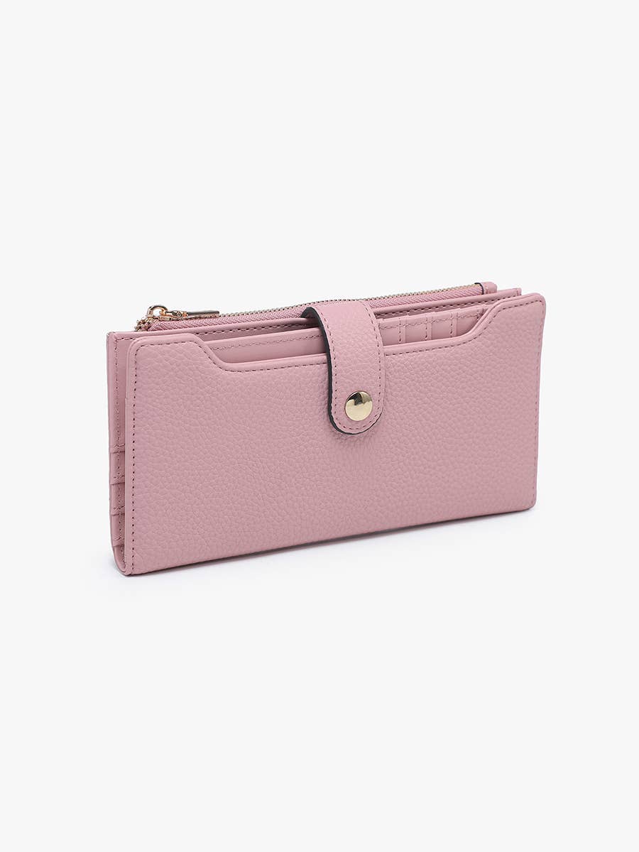 RFID Fold-Out Wallet w/ Removable Card Slot