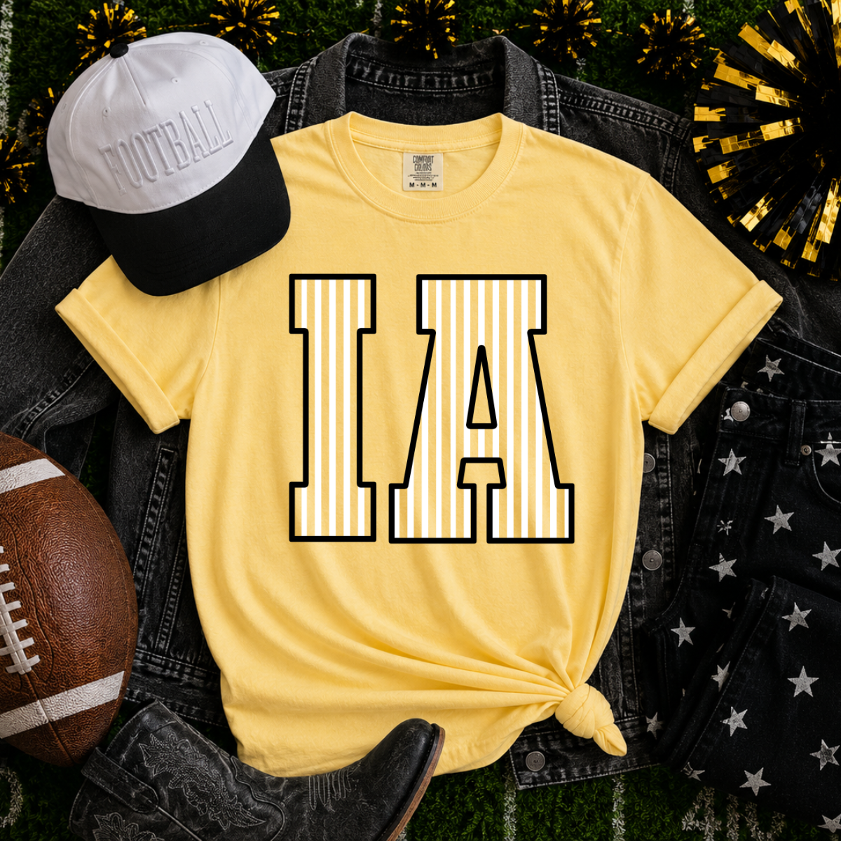 Striped Black/White I-A Tee