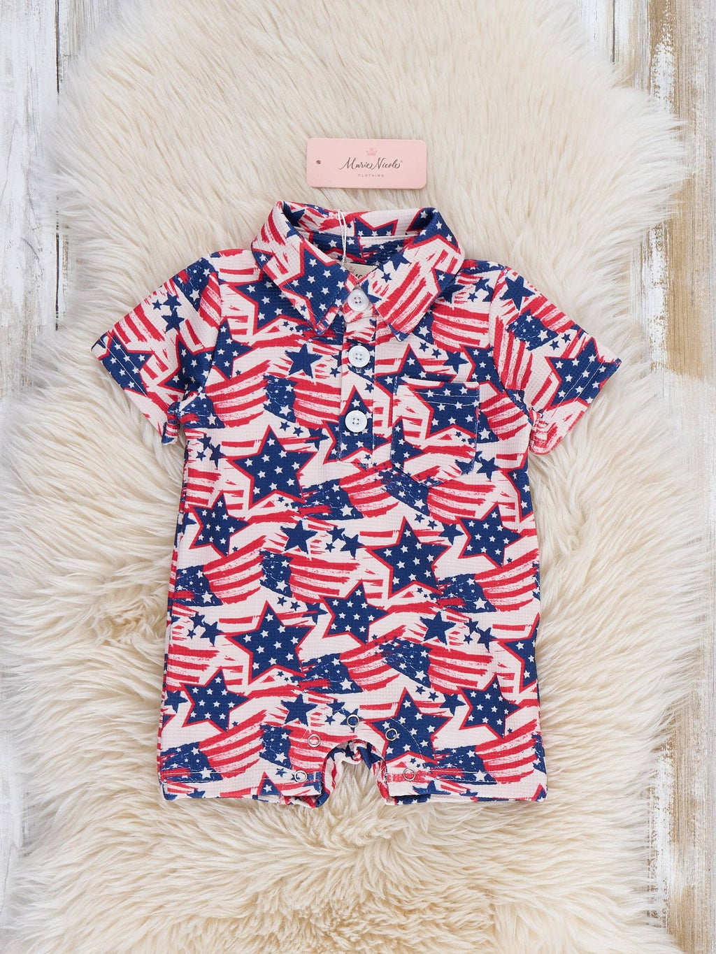 Patriot Star Romper