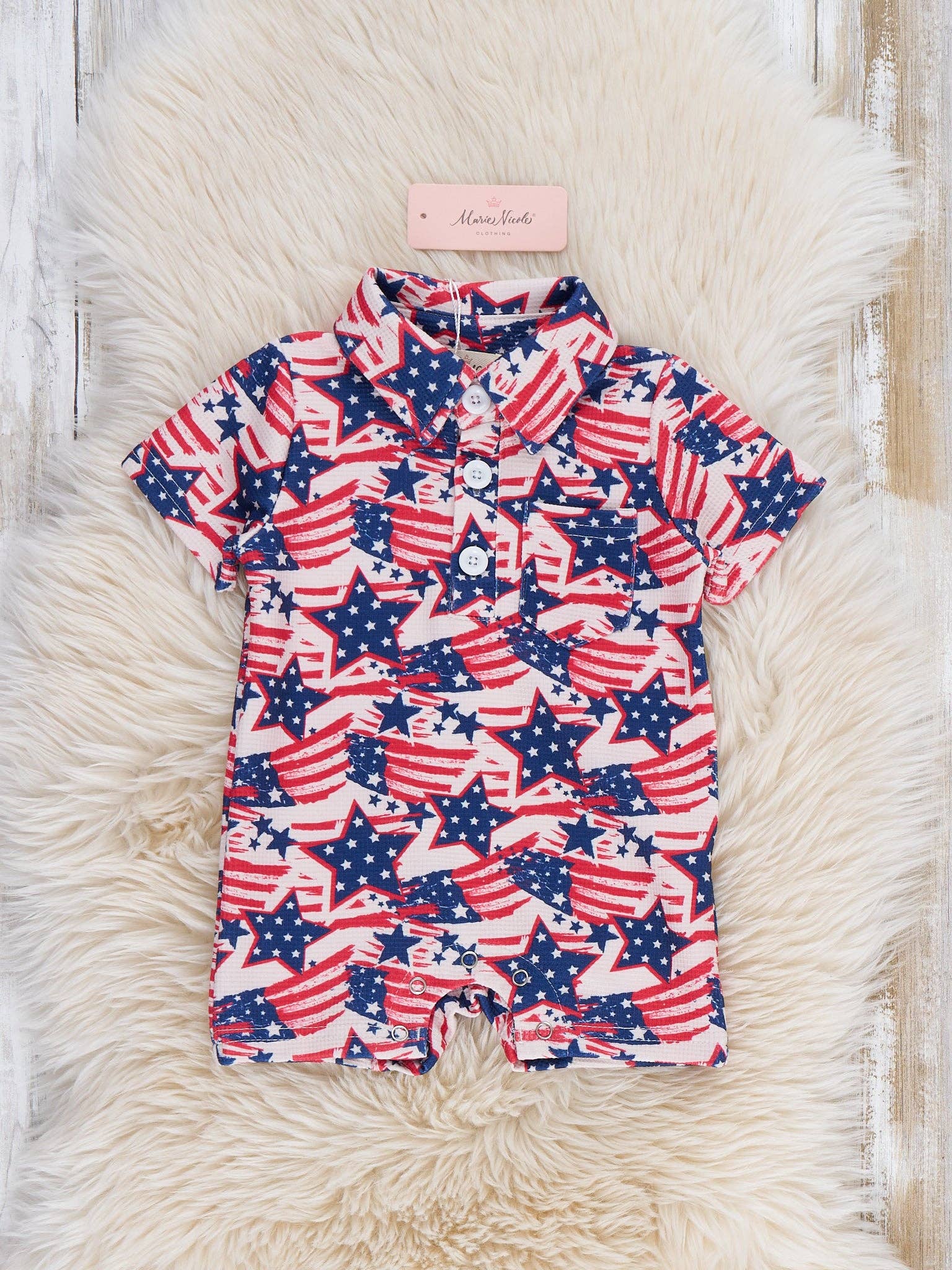 Patriot Star Romper