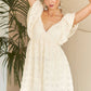 OPEN TIE BACK BABYDOLL DRESS