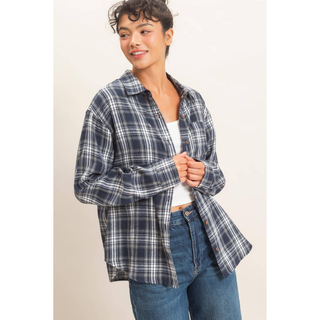 Plaid Long Sleeve Shirt