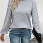 CREW-NECK CASUAL TOP