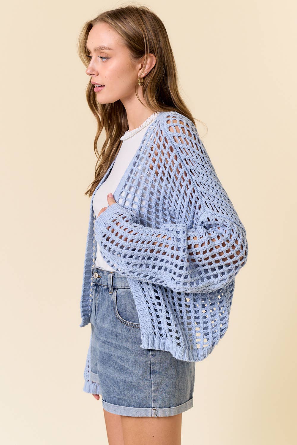 CROCHET OPEN CARDIGAN