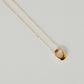 Mini Open Oval Pendant Necklace - WATERPROOF