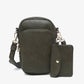 Parker 3 Compartment Crossbody w/ Pouch