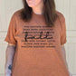 FALL WORDS GRAPHIC TEE