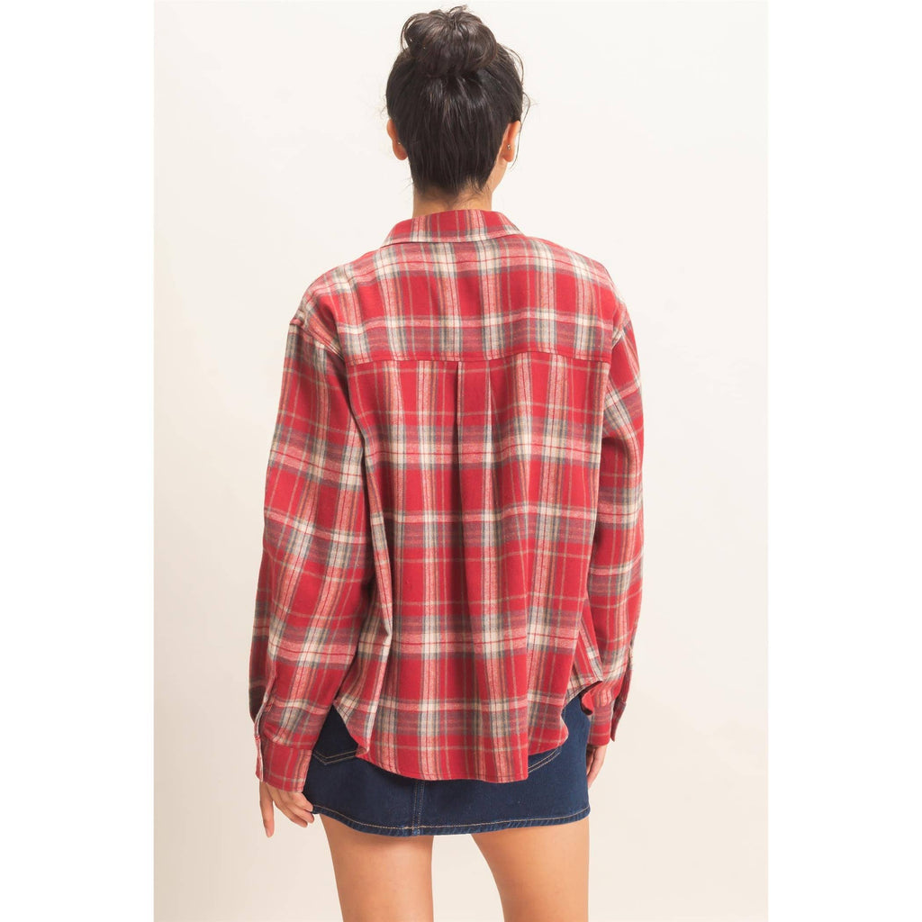 Plaid Long Sleeve Shirt