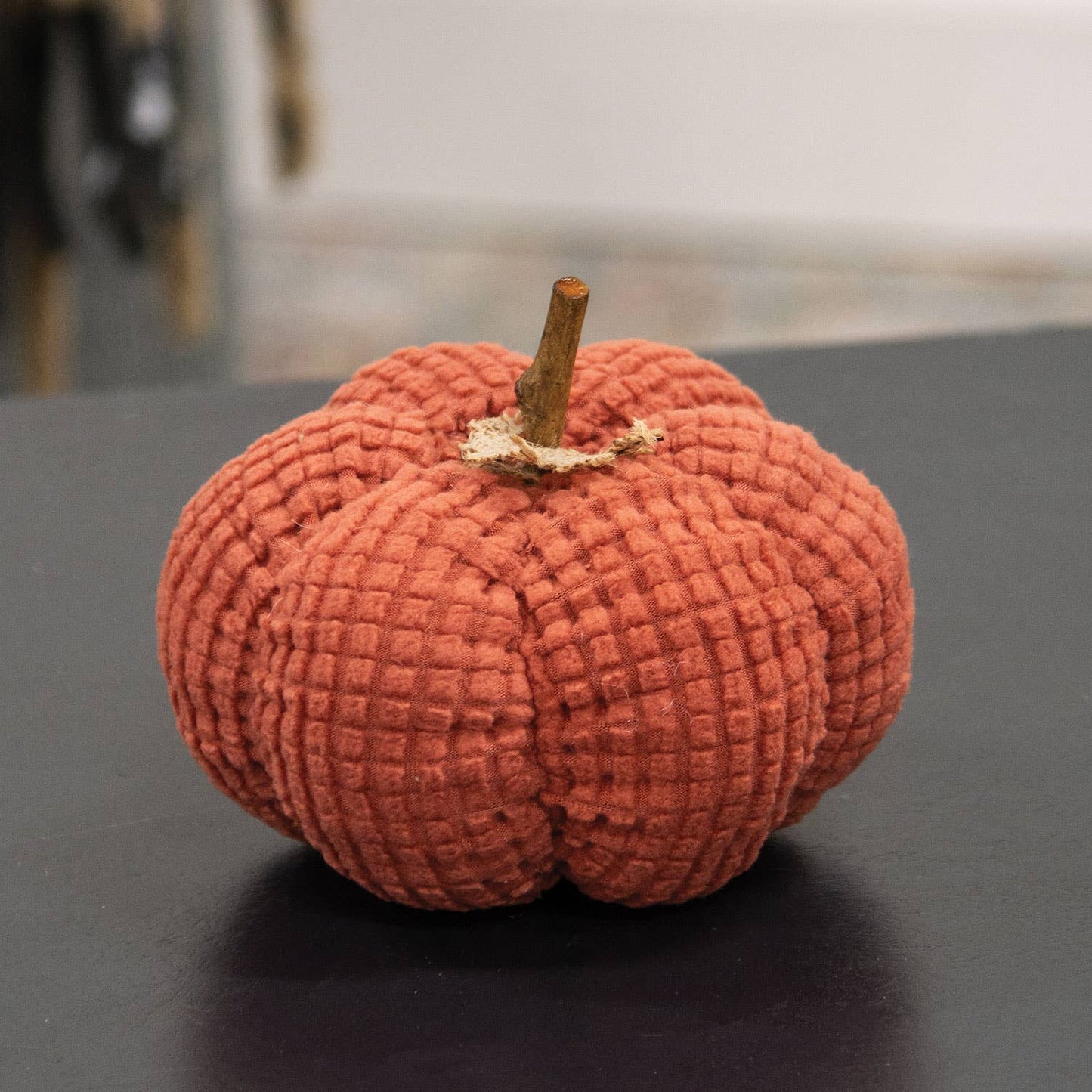 Burnt Orange Waffle Weave Pumpkin
